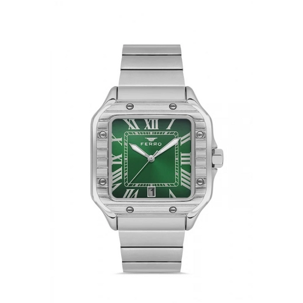 F11448A Çelik Kordonlu Erkek Kol Saati