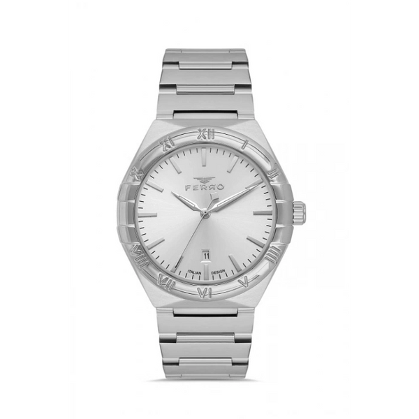 F11471A Çelik Kordonlu Erkek Kol Saati