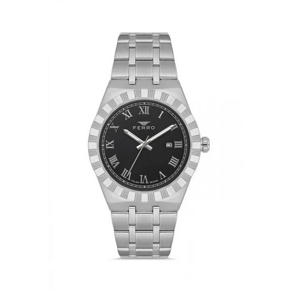 F11474A Çelik Kordonlu Erkek Kol Saati