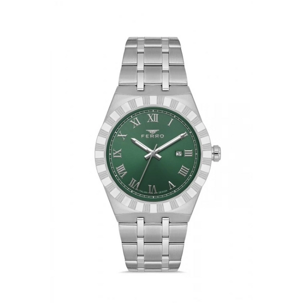 F11474A Çelik Kordonlu Erkek Kol Saati