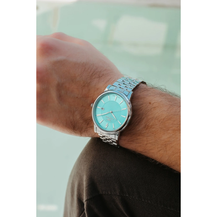 F11479AWT Çelik Kordonlu Erkek Kol Saati