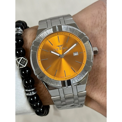 F11484A Çelik Kordonlu Erkek Kol Saati