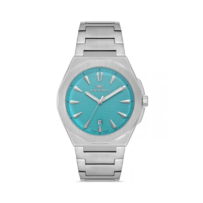 F11498AWT Çelik Kordonlu Erkek Kol Saati