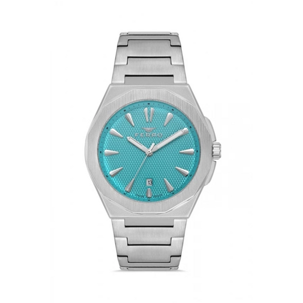 F11498AWT Çelik Kordonlu Erkek Kol Saati