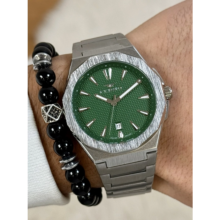 F11498AWT Çelik Kordonlu Erkek Kol Saati