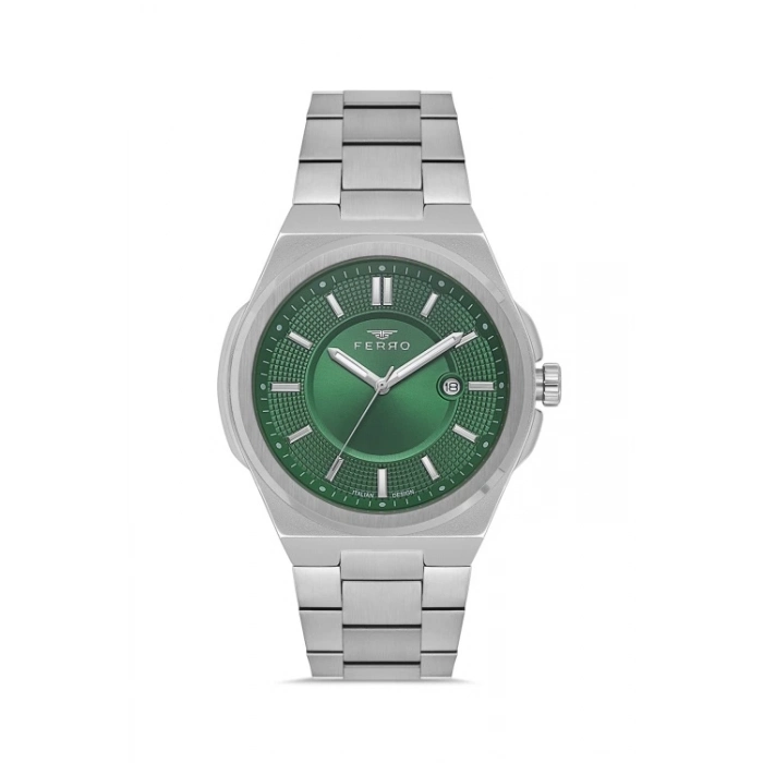 F11500AWT Çelik Kordonlu Erkek Kol Saati