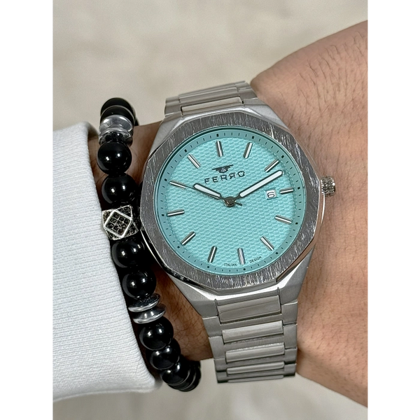 F11535A Çelik Kordonlu Erkek Kol Saati