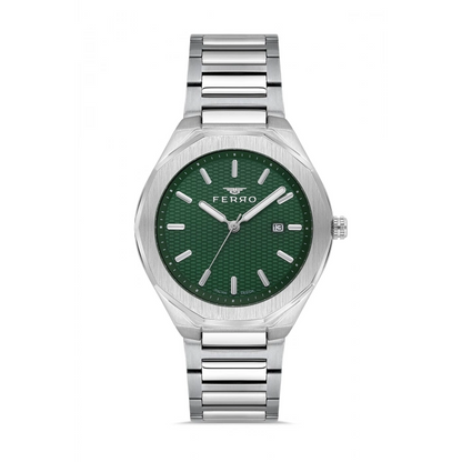 F11535A Çelik Kordonlu Erkek Kol Saati