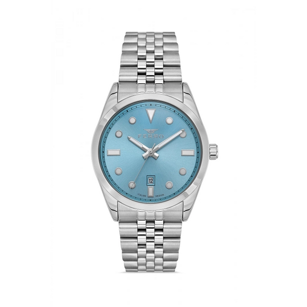 F11567AWT Çelik Kordonlu Erkek Kol Saati