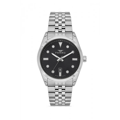 F11567AWT Çelik Kordonlu Erkek Kol Saati