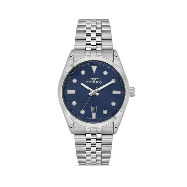 F11567AWT Çelik Kordonlu Erkek Kol Saati