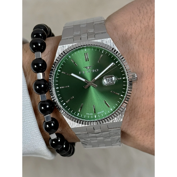 F11569AWT Çelik Kordonlu Erkek Kol Saati