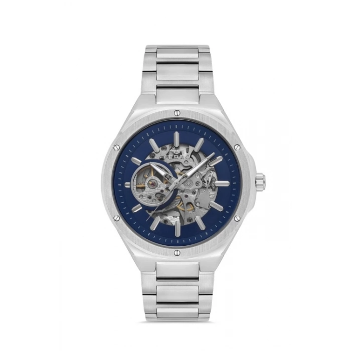 F31443A Çelik Kordonlu Otomatik Erkek Kol Saati