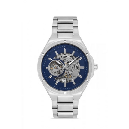 F31443A Çelik Kordonlu Otomatik Erkek Kol Saati