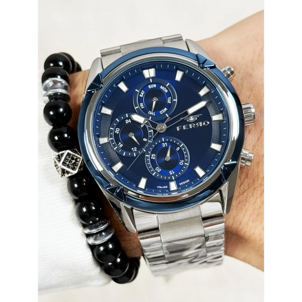 FM11388A Çelik Kordonlu Erkek Kol Saati