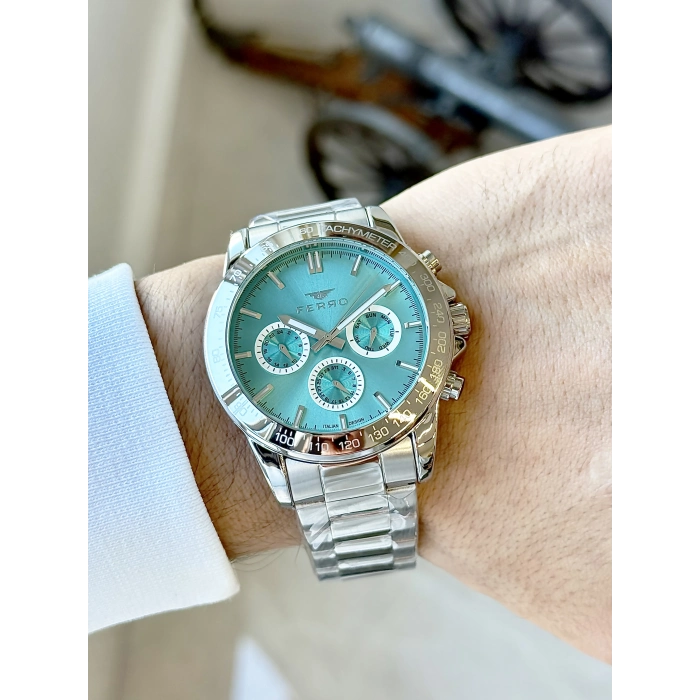 FM11468AWT Çelik Kordonlu Erkek Kol Saati