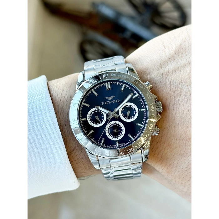 FM11468AWT Çelik Kordonlu Erkek Kol Saati