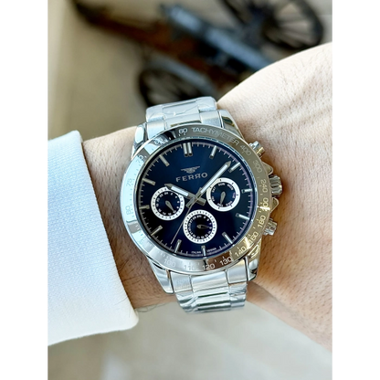 FM11468AWT Çelik Kordonlu Erkek Kol Saati