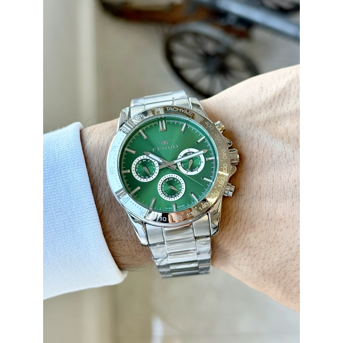 FM11468AWT Çelik Kordonlu Erkek Kol Saati