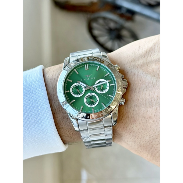 FM11468AWT Çelik Kordonlu Erkek Kol Saati