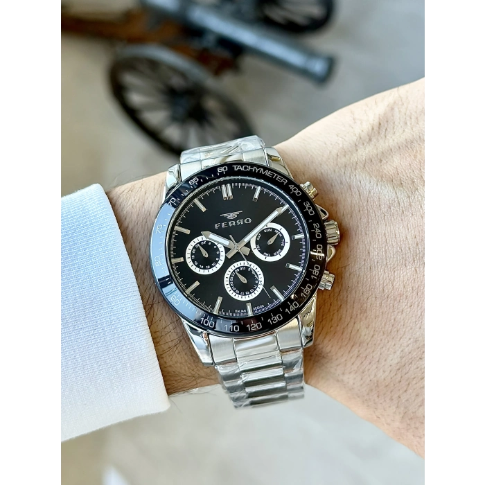 FM11468AWT Çelik Kordonlu Erkek Kol Saati