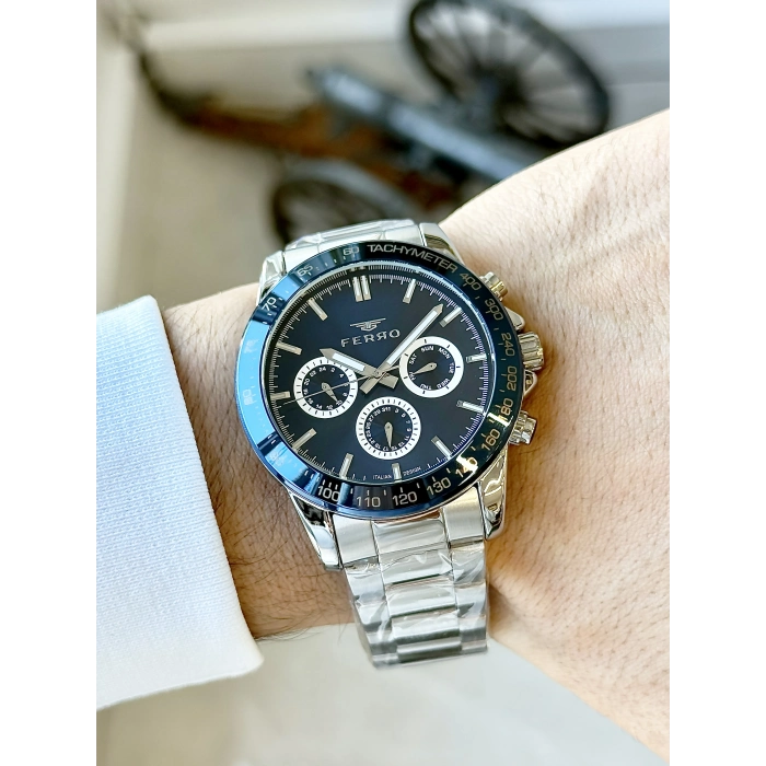 FM11468AWT Çelik Kordonlu Erkek Kol Saati