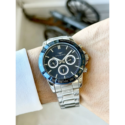 FM11468AWT Çelik Kordonlu Erkek Kol Saati