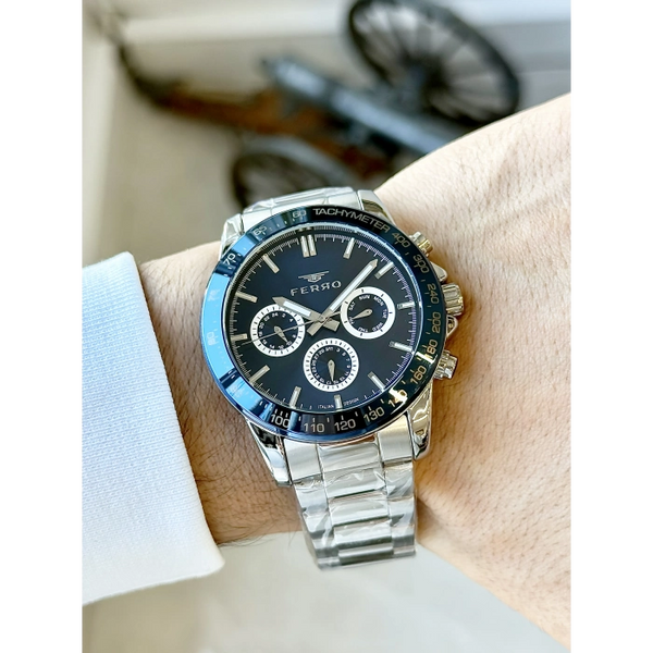 FM11468AWT Çelik Kordonlu Erkek Kol Saati