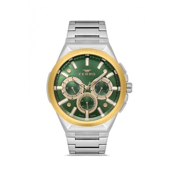 FM11505A Çelik Kordonlu Erkek Kol Saati