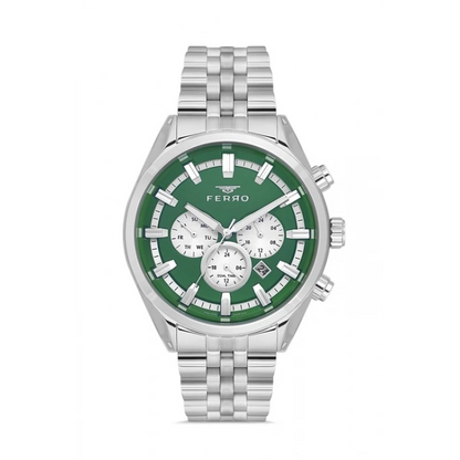 FM11507A Çelik Kordonlu Erkek Kol Saati