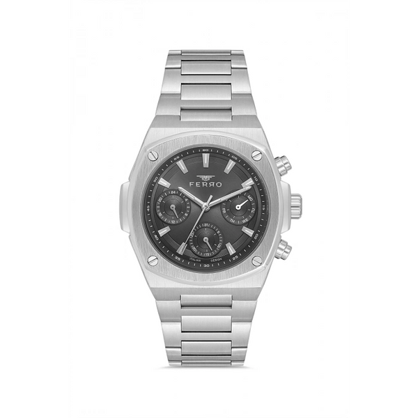 FM11555AWT Çelik Kordonlu Erkek Kol Saati