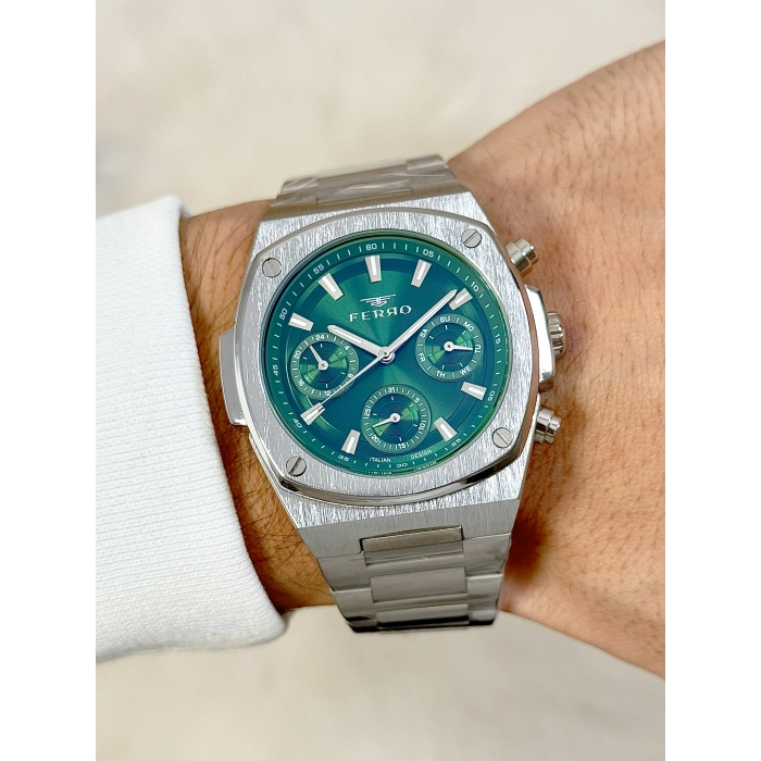 FM11555AWT Çelik Kordonlu Erkek Kol Saati