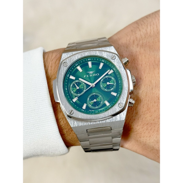 FM11555AWT Çelik Kordonlu Erkek Kol Saati