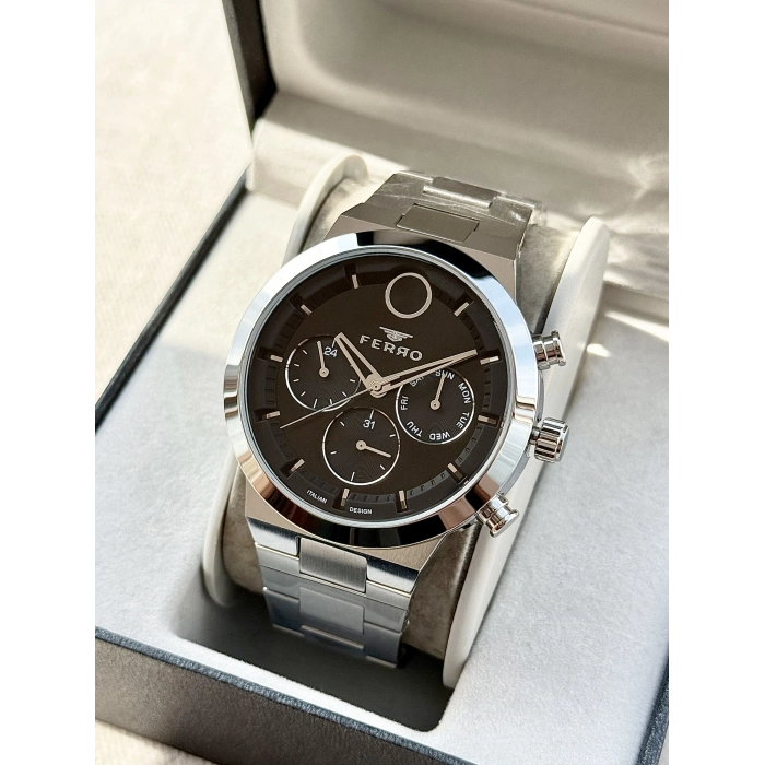 FM11568AWT Çelik Kordonlu Erkek Kol Saati