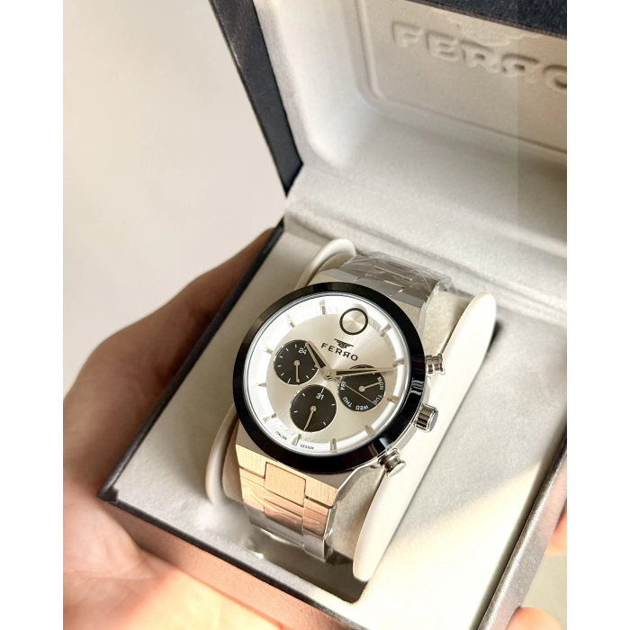 FM11568AWT Çelik Kordonlu Erkek Kol Saati