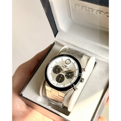 FM11568AWT Çelik Kordonlu Erkek Kol Saati