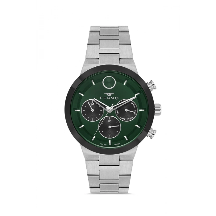 FM11568AWT Çelik Kordonlu Erkek Kol Saati