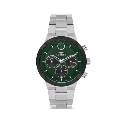 FM11568AWT Çelik Kordonlu Erkek Kol Saati