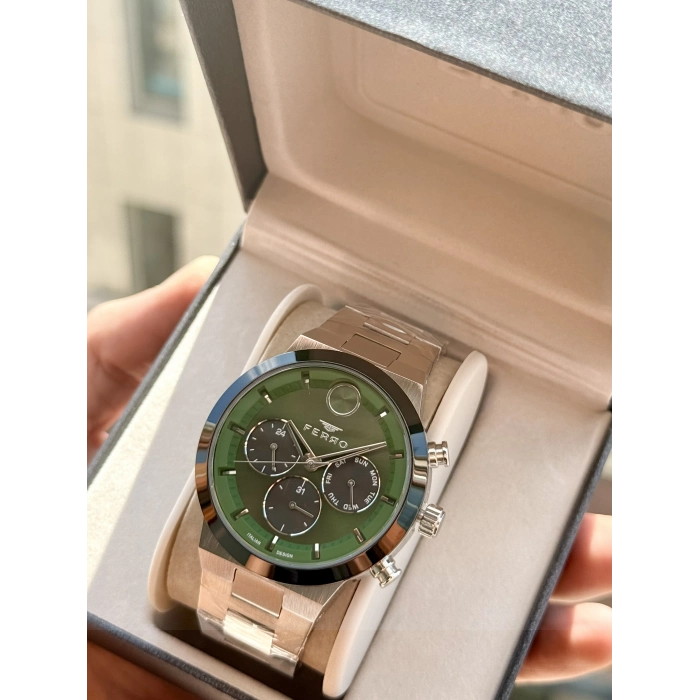 FM11568AWT Çelik Kordonlu Erkek Kol Saati