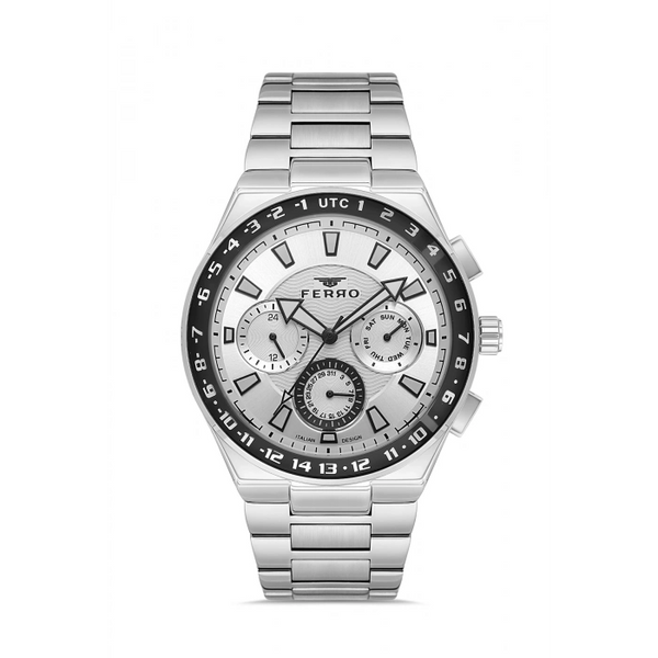 FM11594AWT Çelik Kordonlu Erkek Kol Saati