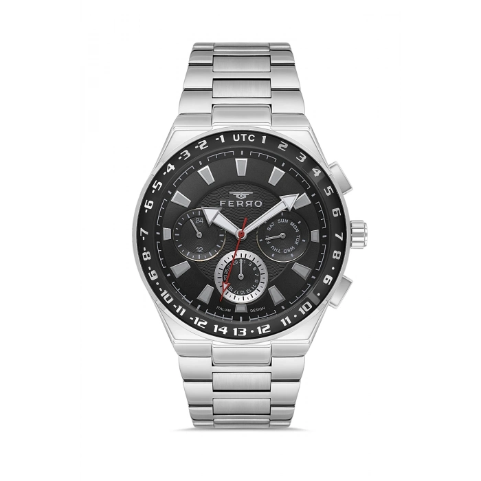 FM11594AWT Çelik Kordonlu Erkek Kol Saati