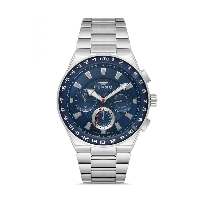 FM11594AWT Çelik Kordonlu Erkek Kol Saati