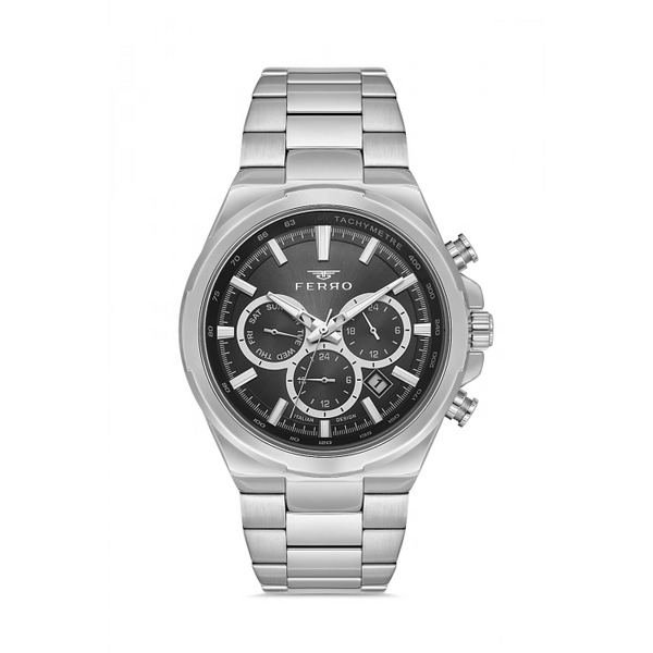 FM11641AWT Çelik Kordonlu Erkek Kol Saati