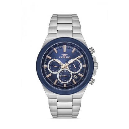 FM11641AWT Çelik Kordonlu Erkek Kol Saati