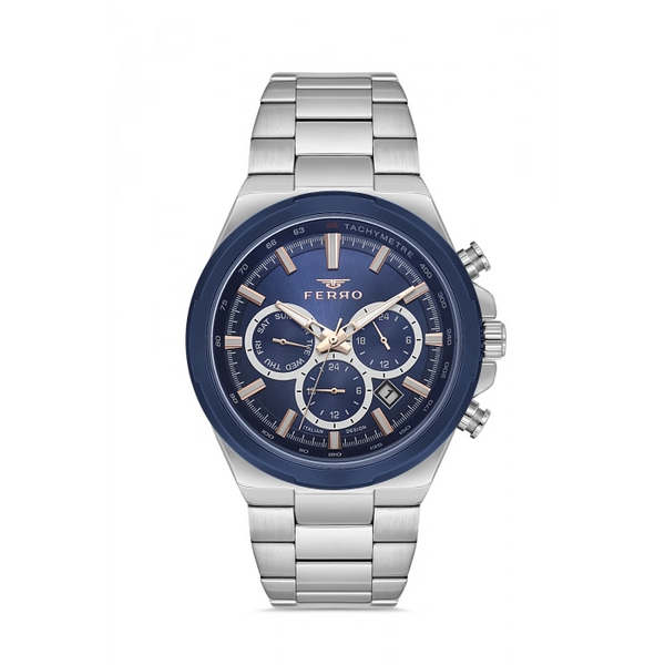 FM11641AWT Çelik Kordonlu Erkek Kol Saati