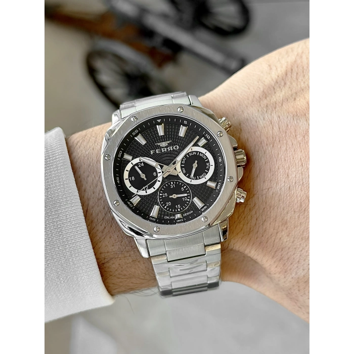 FM11652A Çelik Kordonlu Erkek Kol Saati