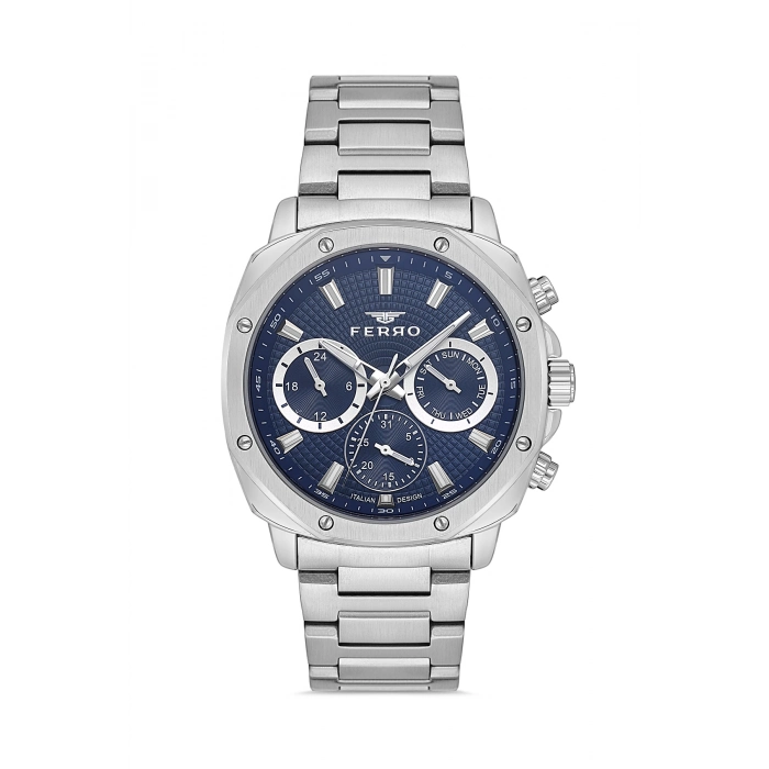 FM11652A Çelik Kordonlu Erkek Kol Saati