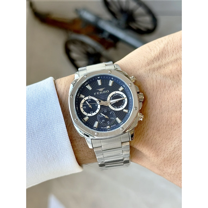 FM11652A Çelik Kordonlu Erkek Kol Saati