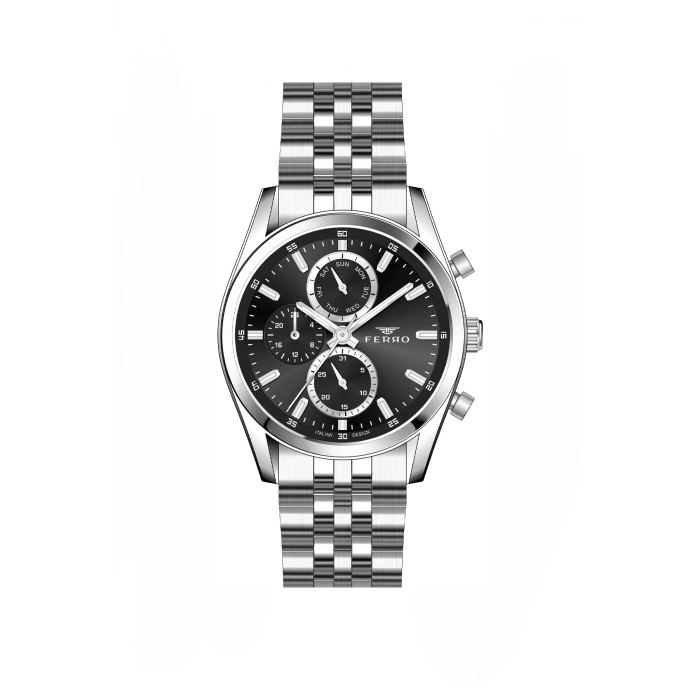 FM11747AWT Çelik Kordonlu Erkek Kol Saati