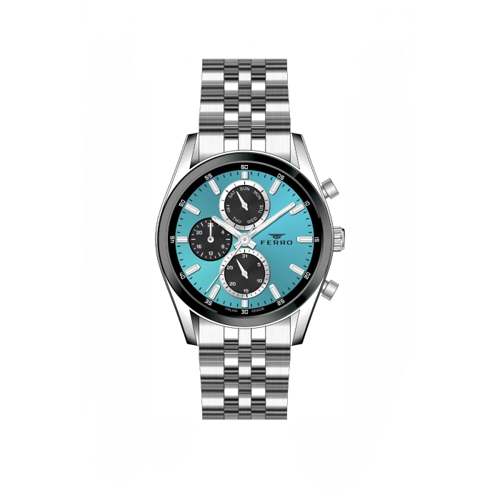 FM11747AWT Çelik Kordonlu Erkek Kol Saati